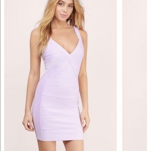 Small Tobi lavender body con dress